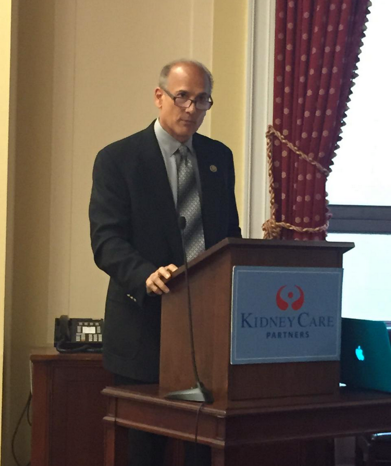 Rep. Tom Marino (R-PA) provides opening remarks and his experiences with kidney cancer.